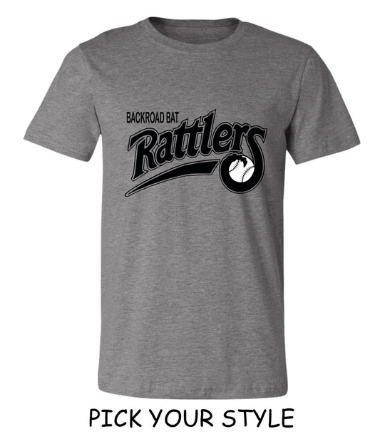 Backroad Bat Rattlers - Dark Heather Grey