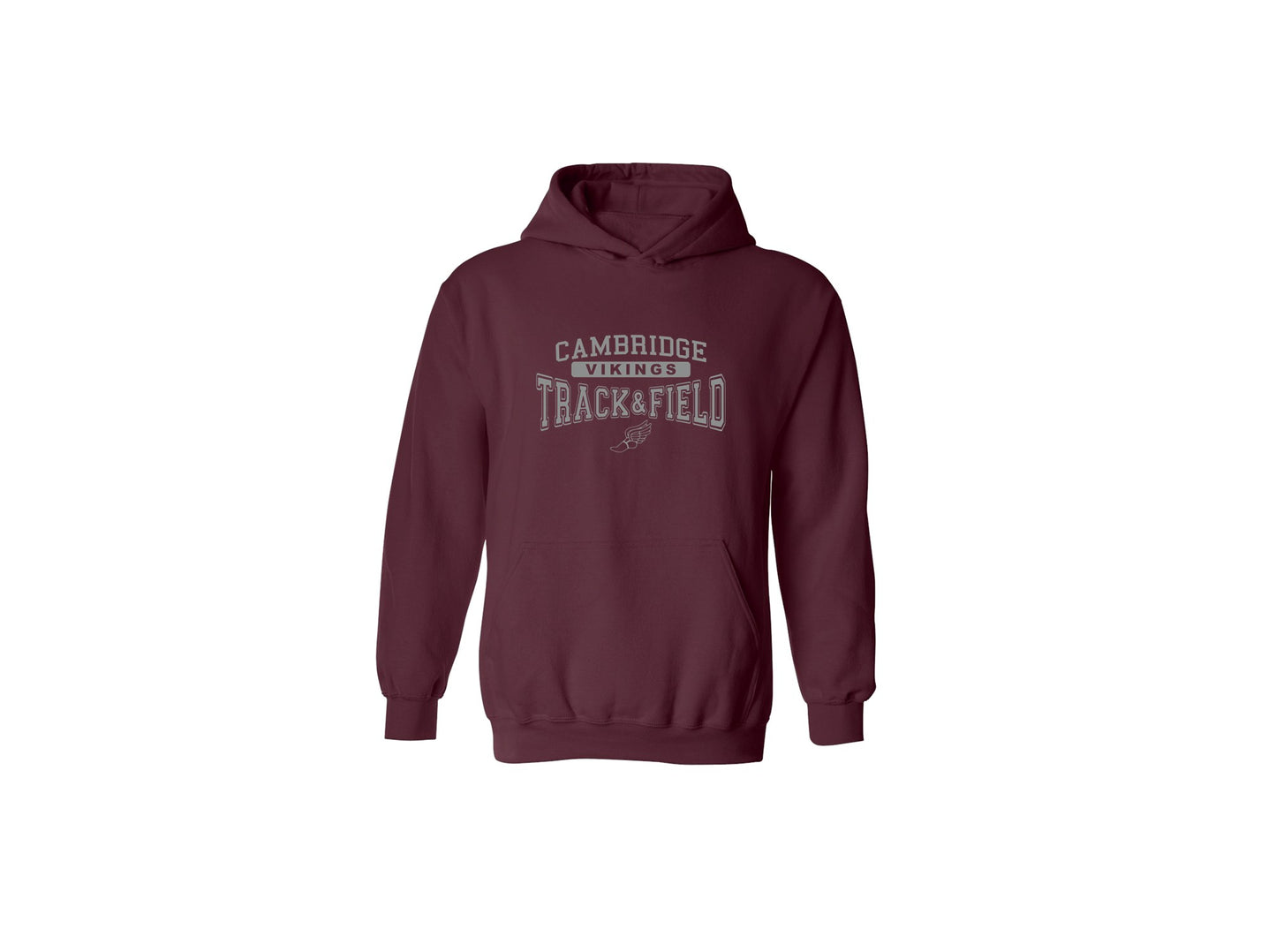 Cambridge Track and Field on Maroon - Pick Your Shirt Style