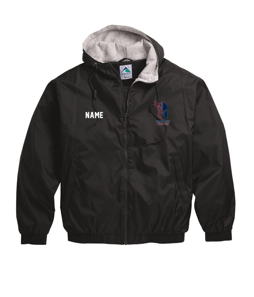Cambridge Track and Field Jacket - Augusta Sportswear - Fleece Lined Hooded Jacket - Youth/Adult