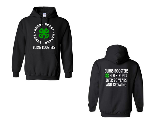 Burns Boosters 4-H - Front and Back design