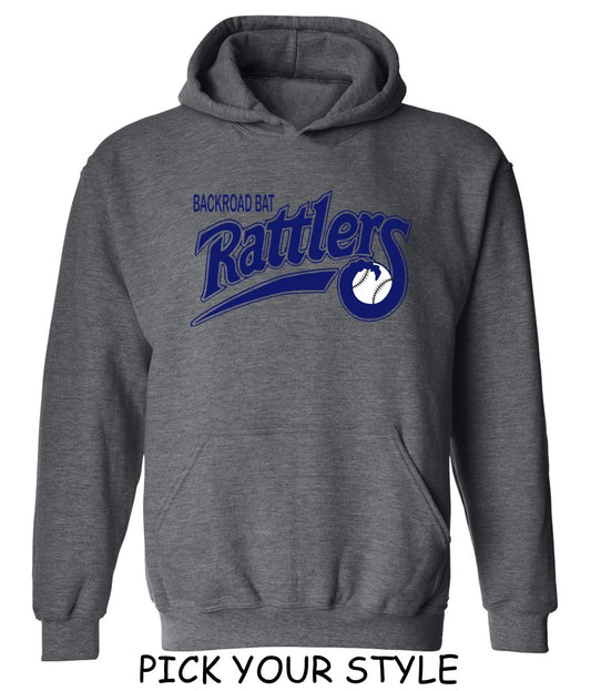 Backroad Bat Rattlers - Dark Heather Grey
