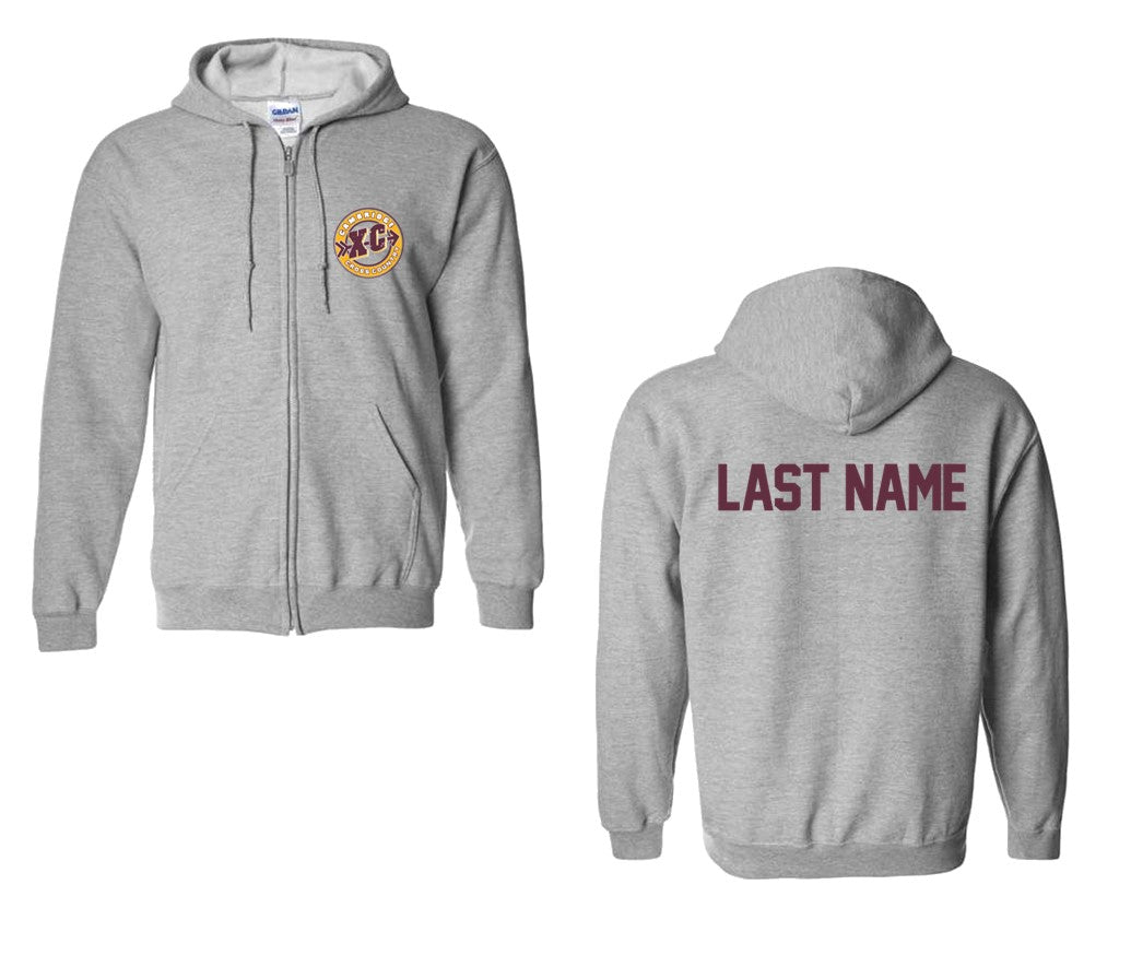 Cambridge Cross Country Warm up - Hoodie - with or without full zip