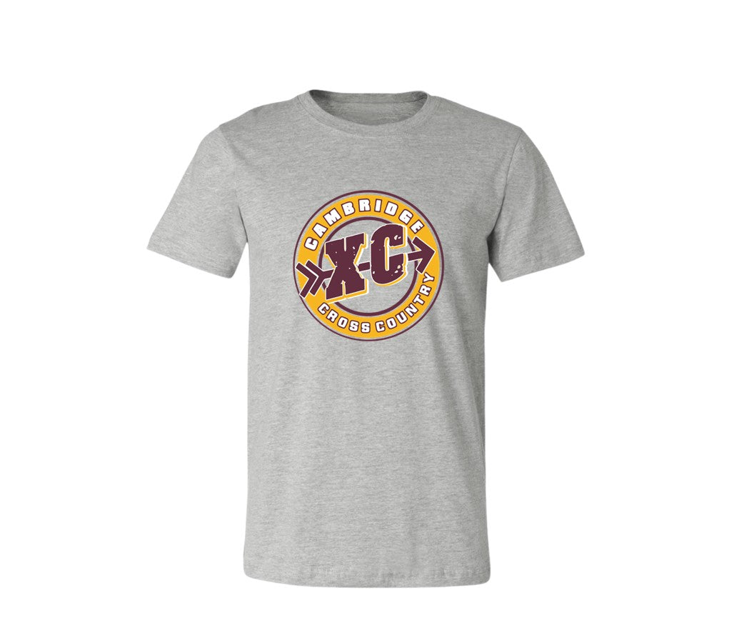 Cambridge Cross Country Warm up - Short Sleeve Tee Shirt