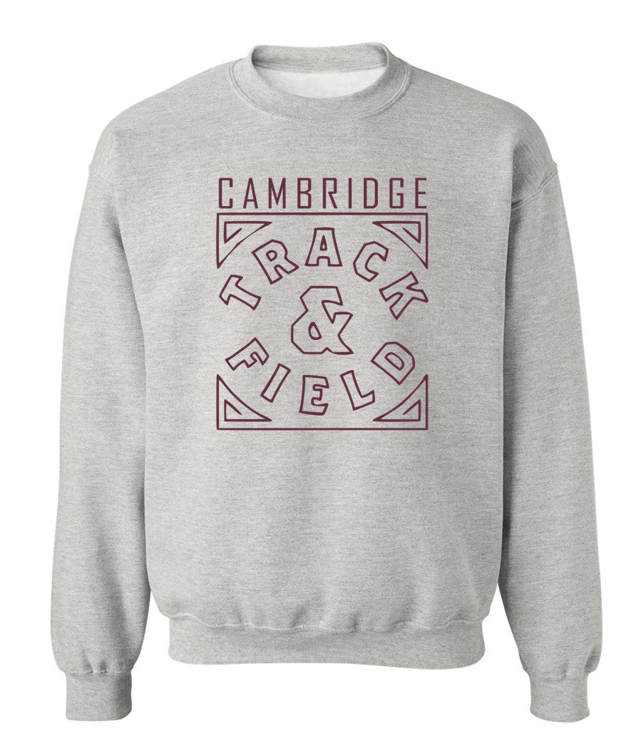 Cambridge Track and Field on Light Heather Grey - Pick your shirt style