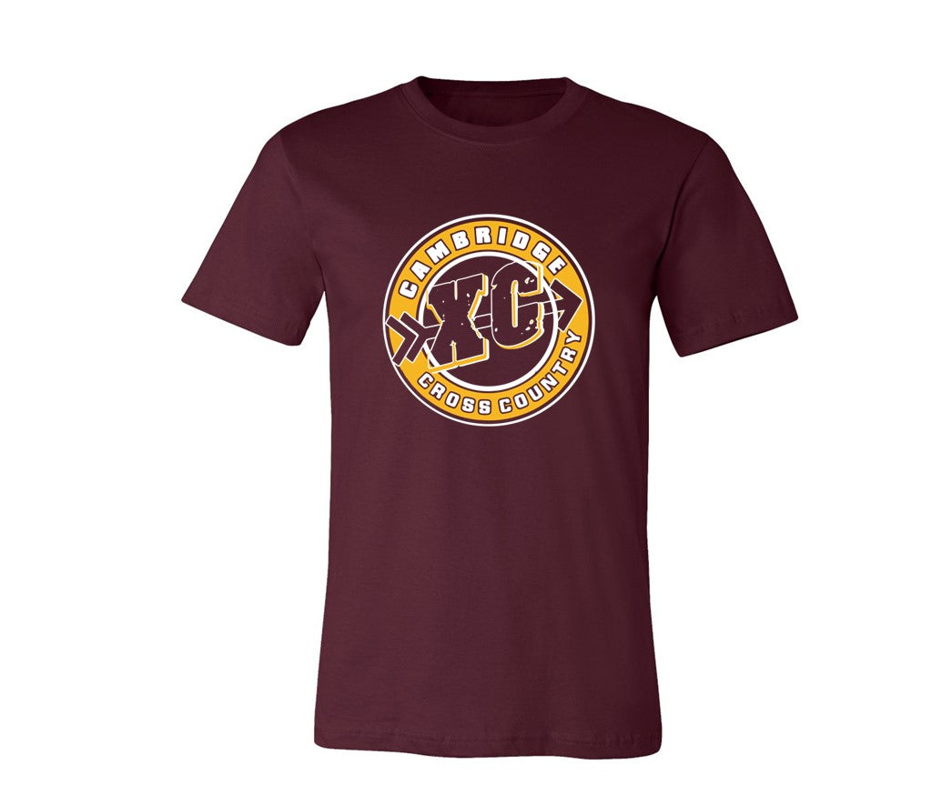 Cambridge Cross Country Warm up - Short Sleeve Tee Shirt