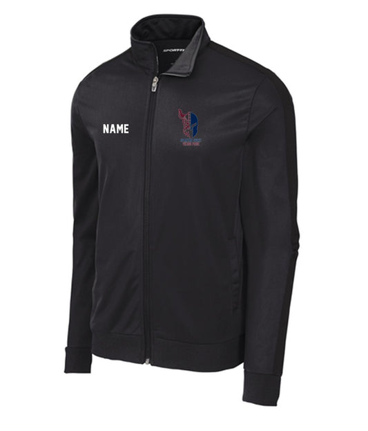 Cambridge Jacket - Sport-Tek ® Tricot Sleeve Stripe Jacket - Youth/Adult