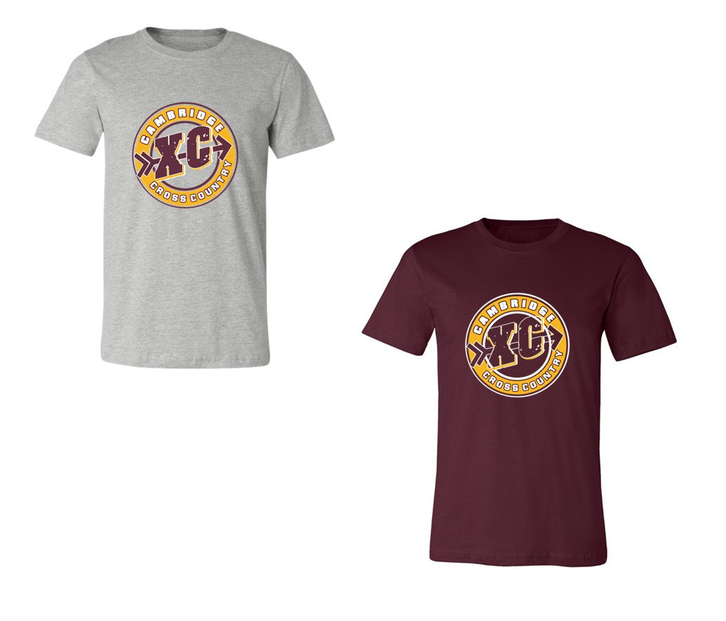 Cambridge Cross Country Warm up - Short Sleeve Tee Shirt