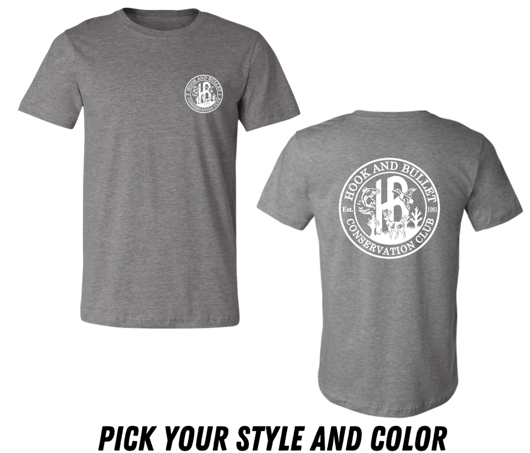 Hook and Bullet - Tshirt Options