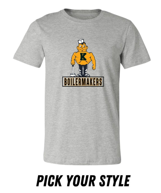 Kewanee Boilermakers - Heather Grey