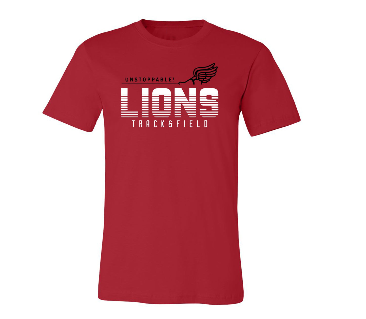 Rivermont Track and Field on Red - Pick your shirt style