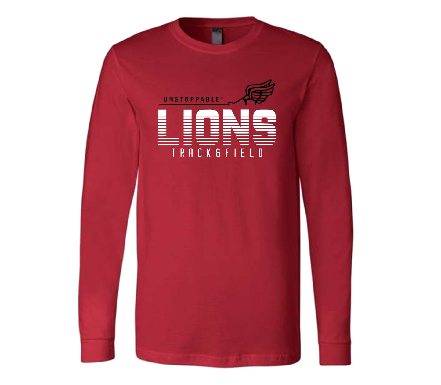 Rivermont Track and Field on Red - Pick your shirt style