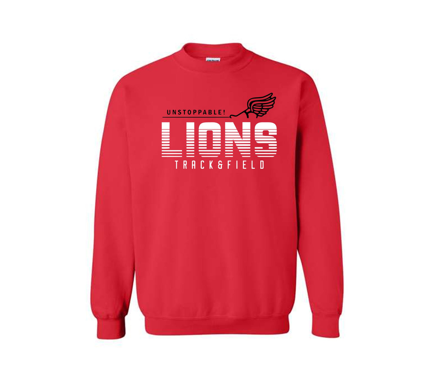 Rivermont Track and Field on Red - Pick your shirt style
