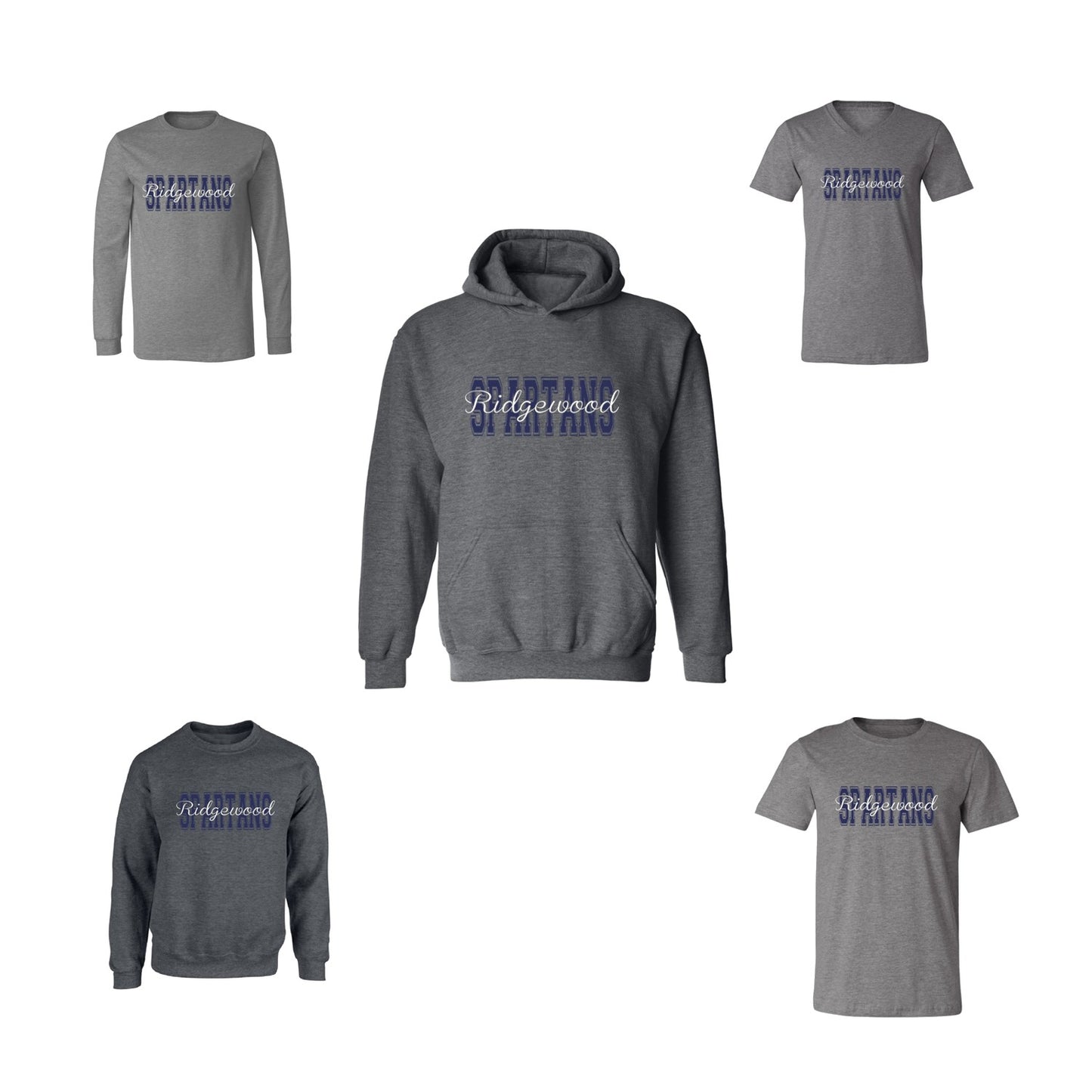 Ridgewood Spartans - Dark Heather Grey