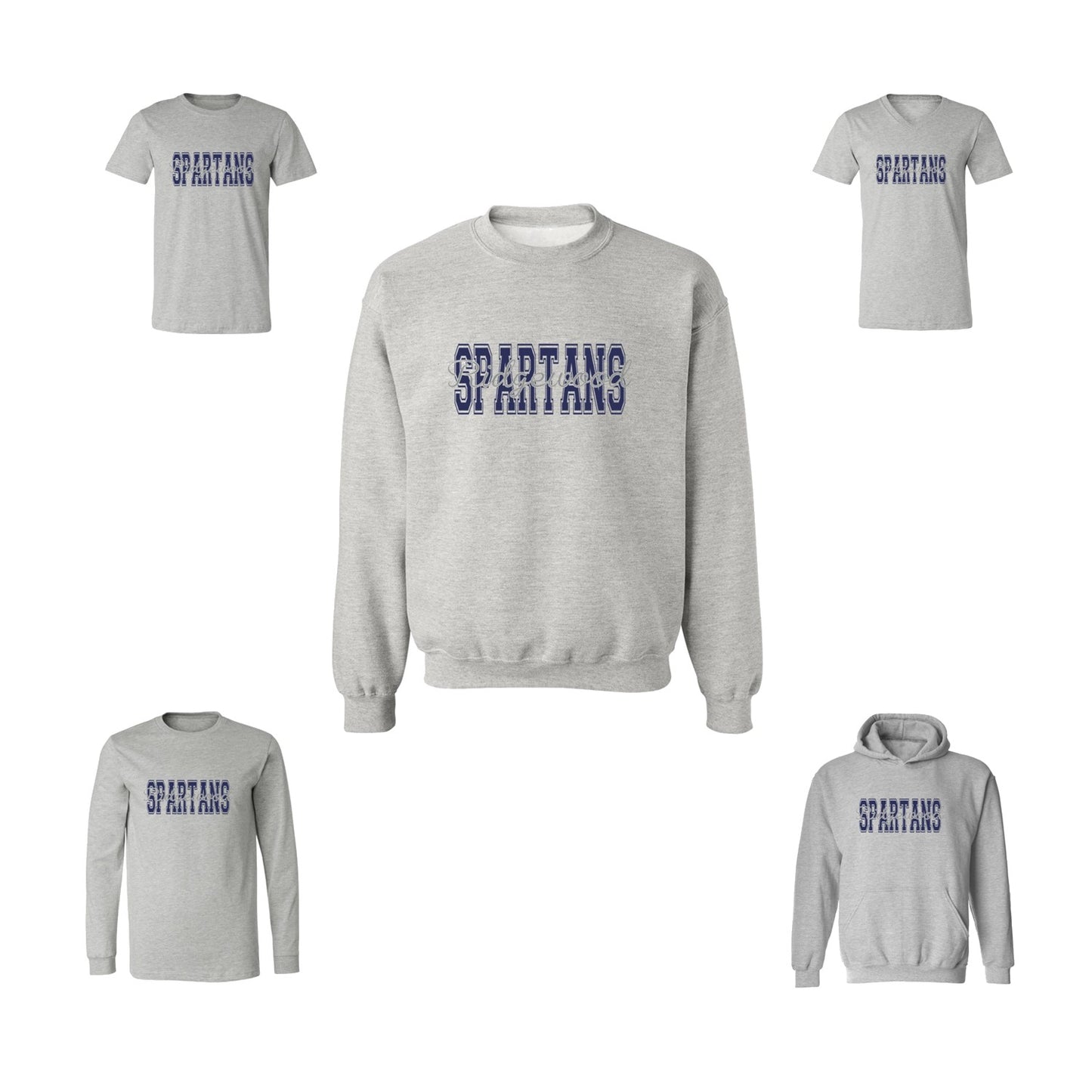 Ridgewood Spartans - Sport Grey