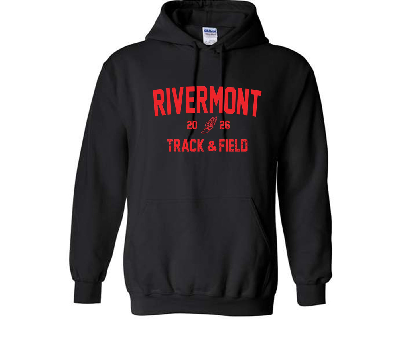 Rivermont Track and Field on Black - Pick your shirt style