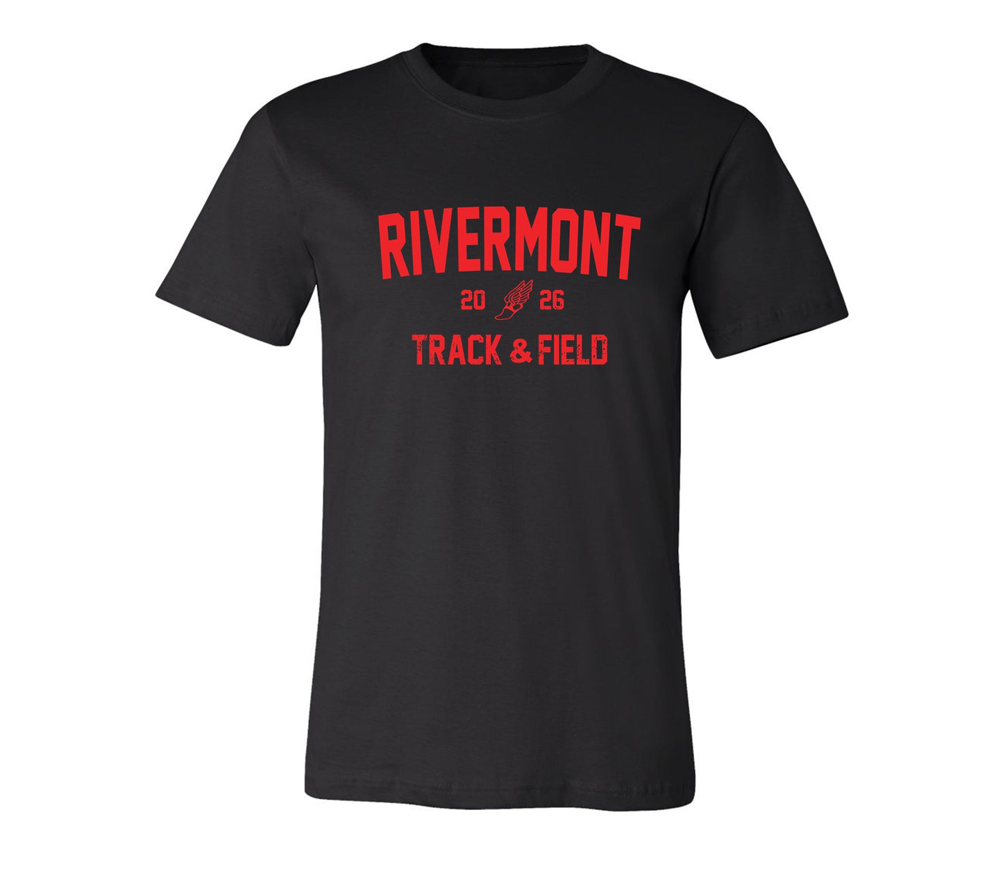 Rivermont Track and Field on Black - Pick your shirt style