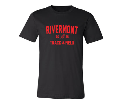 Rivermont Track and Field on Black - Pick your shirt style