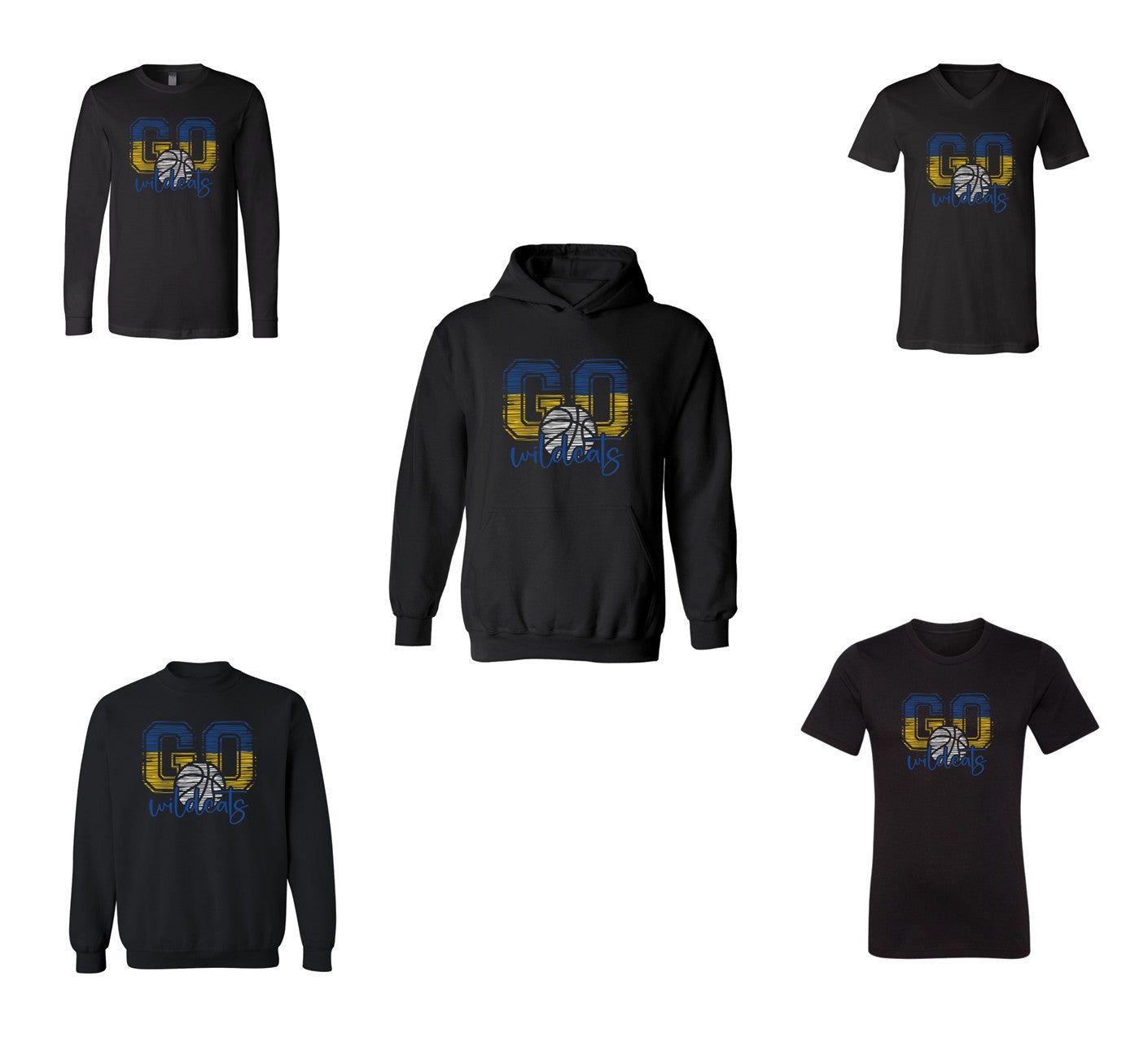 Go Wildcats  -  on Black