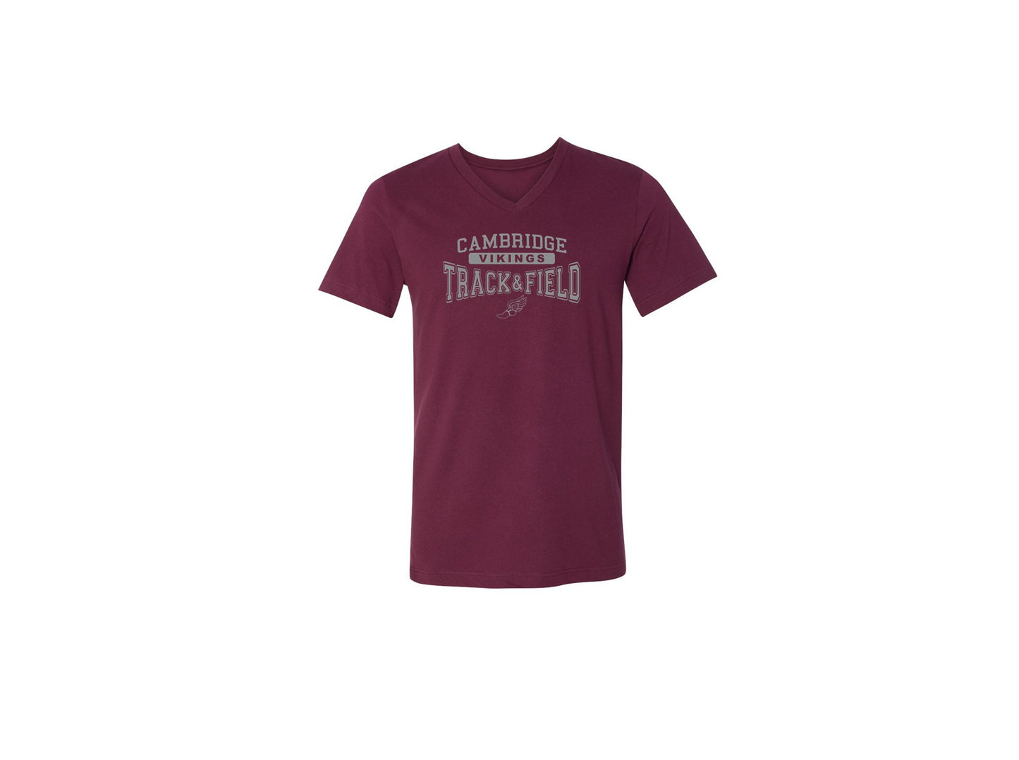 Cambridge Track and Field on Maroon - Pick Your Shirt Style