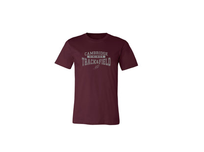Cambridge Track and Field on Maroon - Pick Your Shirt Style
