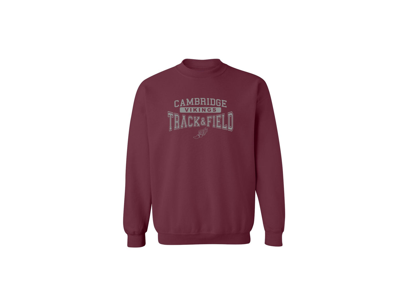Cambridge Track and Field on Maroon - Pick Your Shirt Style