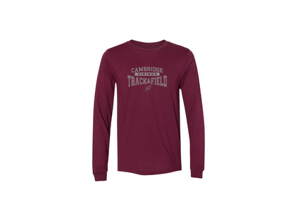 Cambridge Track and Field on Maroon - Pick Your Shirt Style