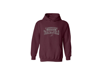 Cambridge Track and Field on Maroon - Pick Your Shirt Style