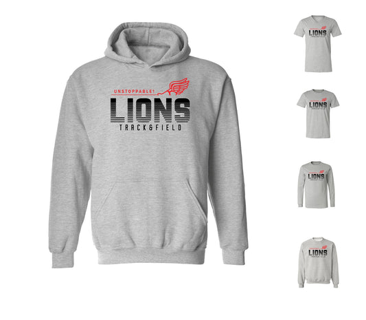 Rivermont Track and Field on Sport Heather Gray - Pick your shirt style
