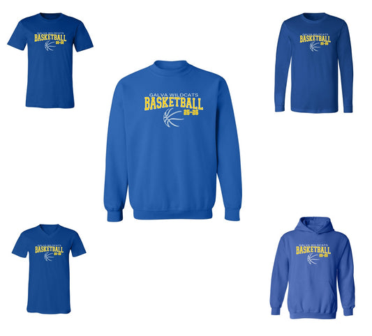 Basketball  - on Blue