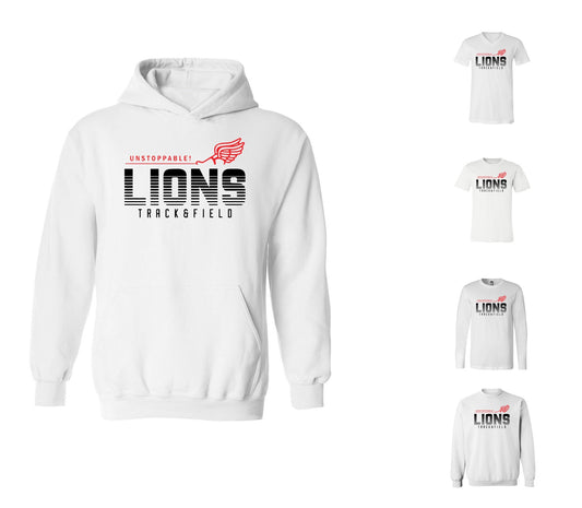 Rivermont Track and Field on White - Pick your shirt style