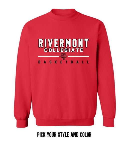 Rivermont Basketball - Design in Black and White