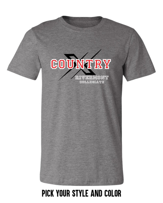 Rivermont Cross Country - Design in Red, Black and White