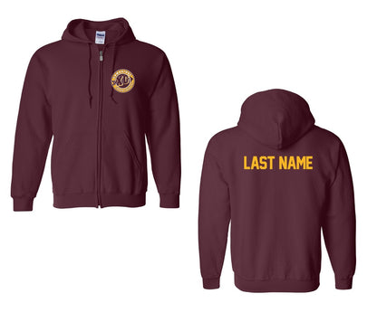 Cambridge Cross Country Warm up  -  Hoodie - with or without full zip