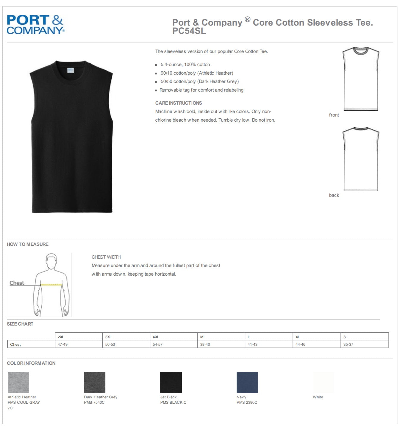 Hook and Bullet - Core Cotton Sleeveless Tee