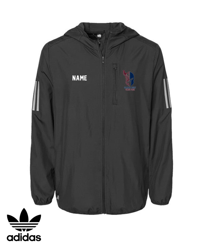 Cambridge Track and Field Jacket - Adidas - Hooded Full-Zip Windbreaker