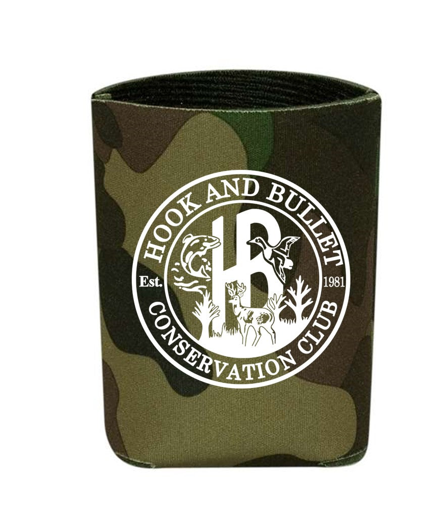 Hook and Bullet - Foam Camo Can Koozie