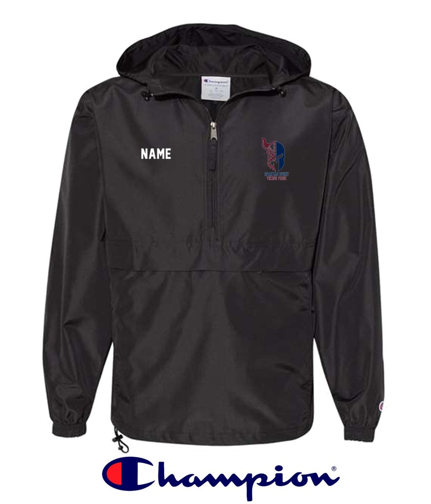 Cambridge Track and Field Jacket - Champion Windbreaker 1/4 Zip - Adult Sizes Only