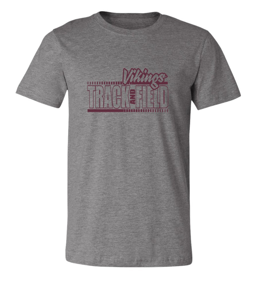 Cambridge Track and Field on Dark Heather Grey - Pick your shirt style