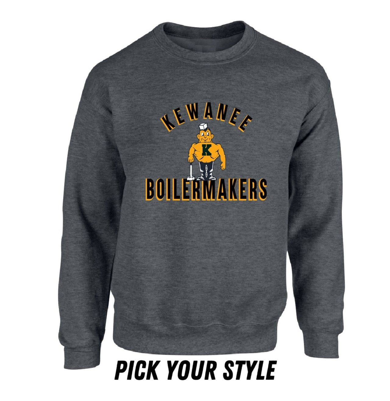 Kewanee Boilermakers - Dark Grey