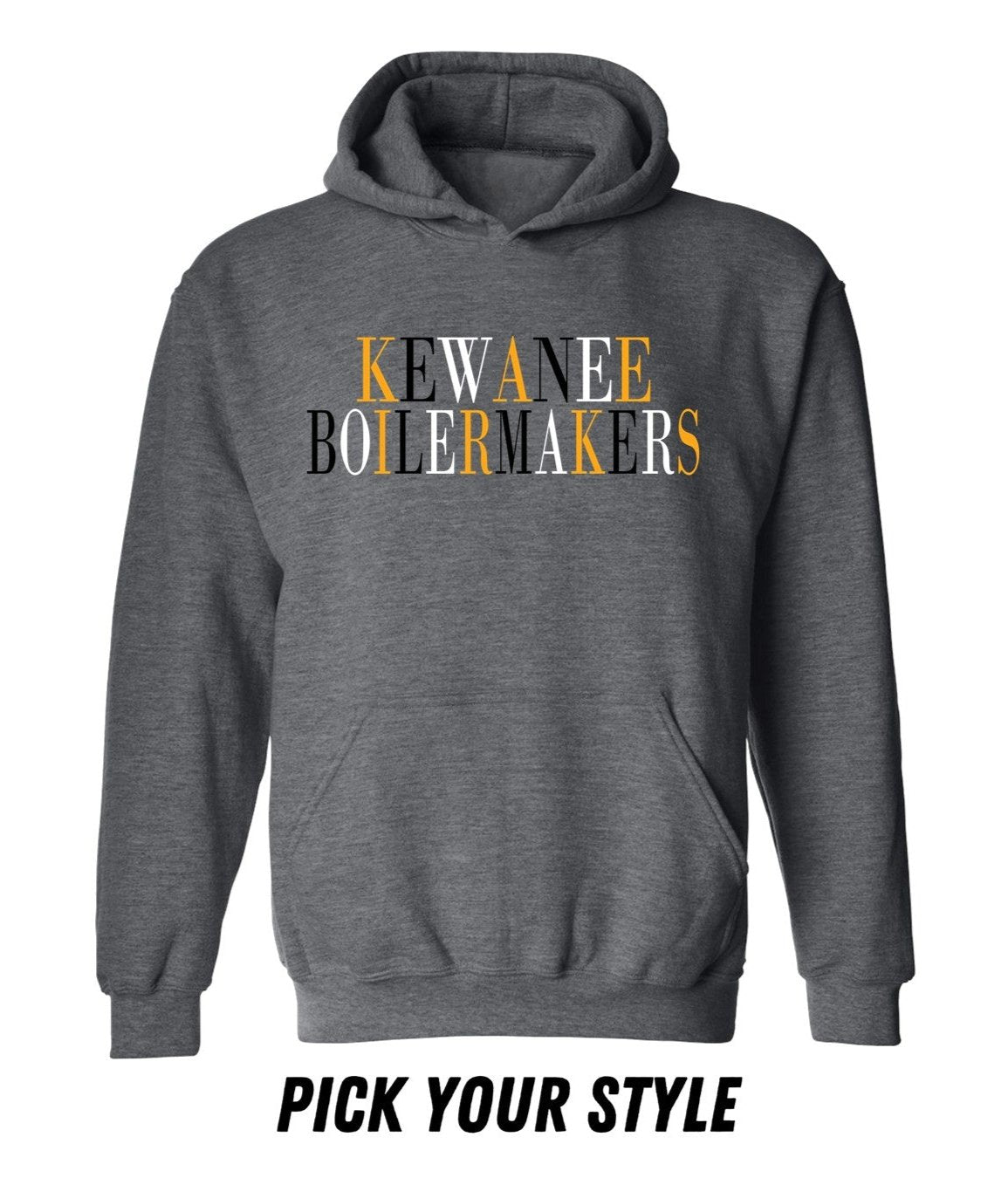 Kewanee Boilermakers - Dark Grey