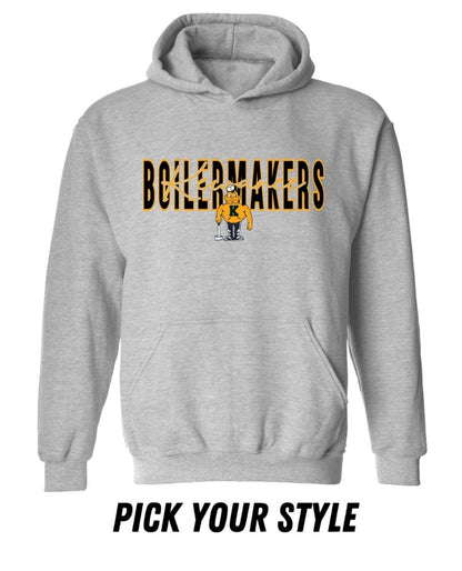 Kewanee Boilermakers - Heather Grey