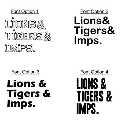 Rivermont - Lions& Tigers& Imps.