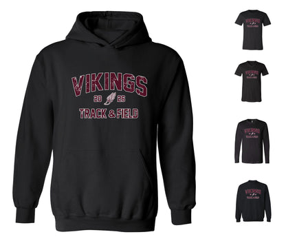 Cambridge Track and Field on Black - Pick your shirt style