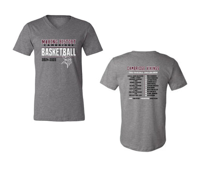 Cambridge Jr. High Boys Basketball - Dark Heather Grey